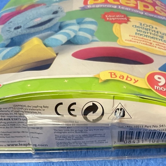 NEW 2006 Leap Frog Little Leaps First Steps Beginning Learning Concepts 9+Months - Picture 4 of 4